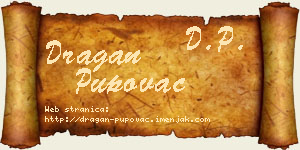 Dragan Pupovac vizit kartica